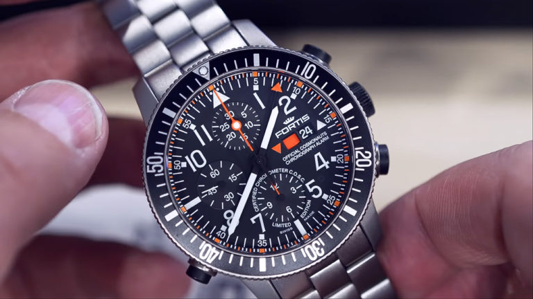 FORTIS B-42 Official Cosmonauts Chronograph Titanium Alarm D ...