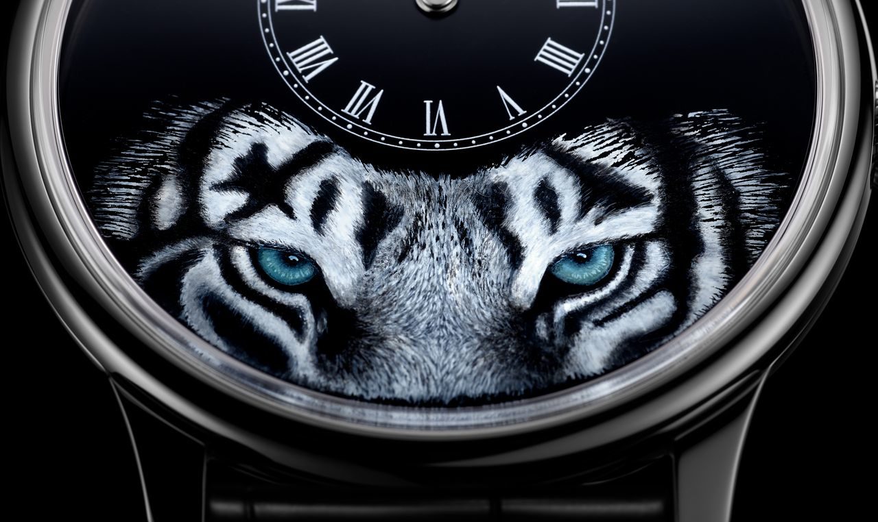 Jaquet Droz Petite Heure Minute “Tiger” – a tigris szeme