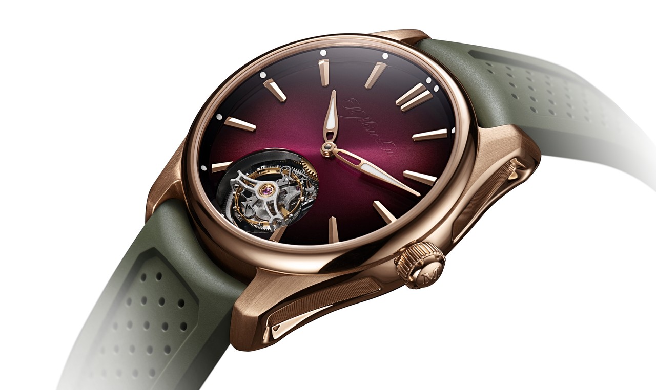 H. Moser & Cie Pioneer Tourbillon Burgundy